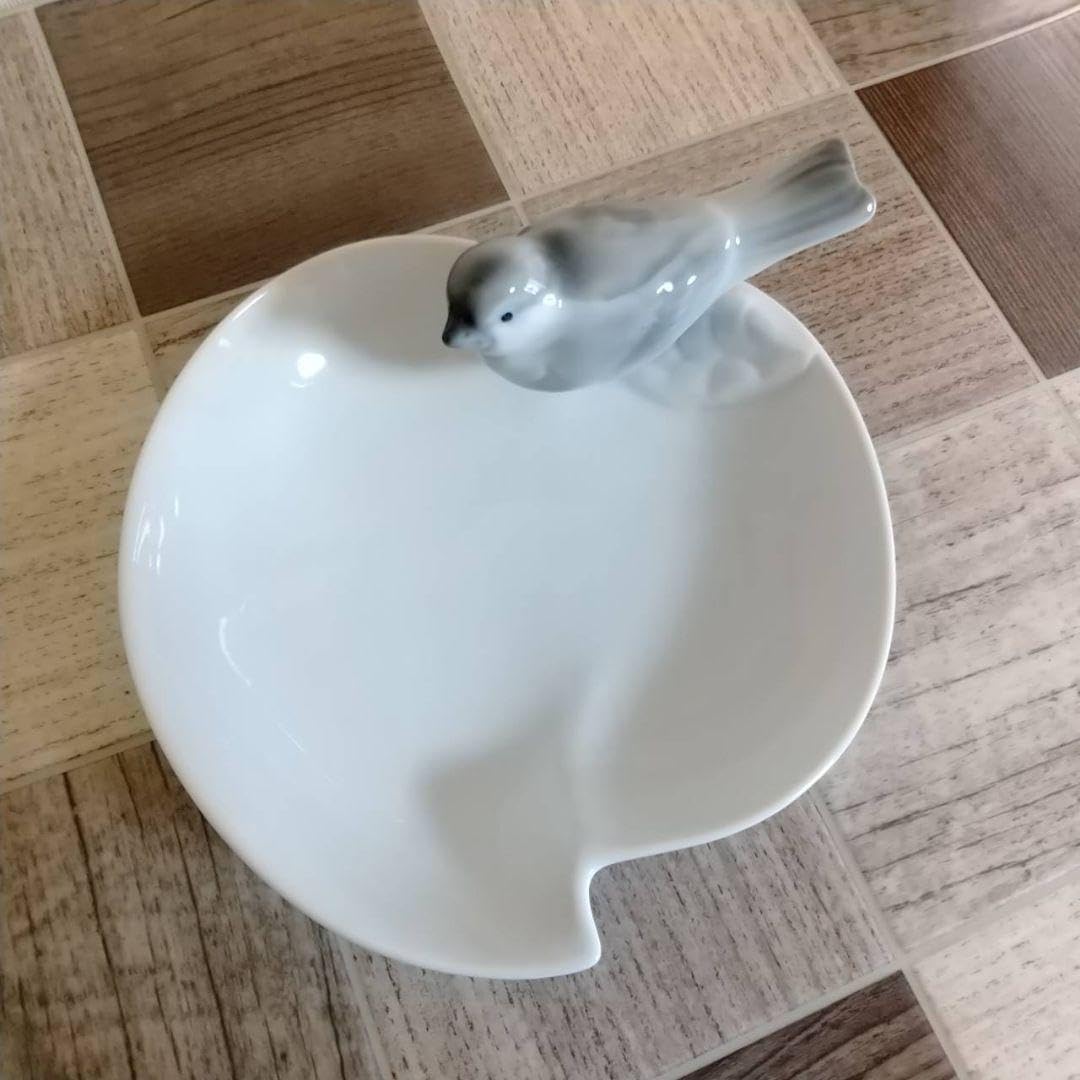 Amazon.co.jp: 深川製磁 鳥 皿 トレイ 釉彩淡光 : ホーム＆キッチン