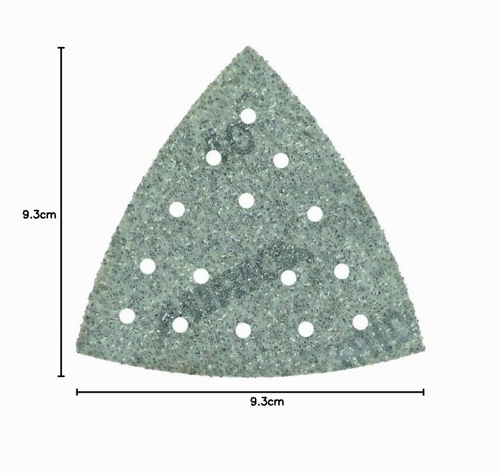 Mirka Papier abrasif triangle Iridium 93x93x93 mm 15 trous autoagrippant