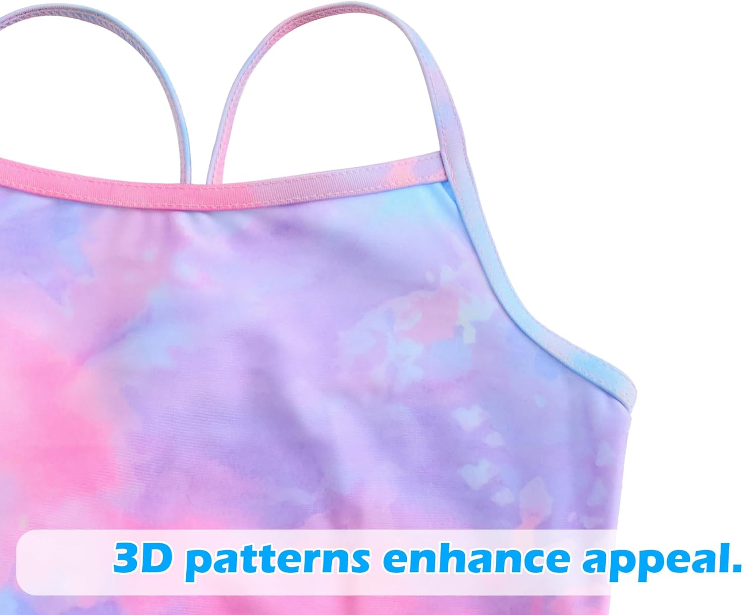 Snowheart Girls Swimsuit One-Piece Bathing Suits Multicolor Kids Sport Summer Beach Swimwear for 2-12 Years Old - Image 3