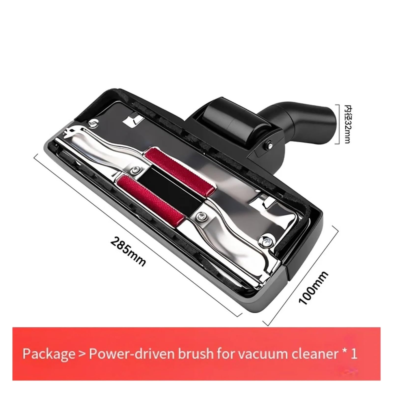 For Cabezal De Cepillo Universal For Aspiradora De 32mm De Diámetro Interior, Piezas De Boquilla For Suelo Duro, Herramienta For Alfombras, Limpieza Profunda