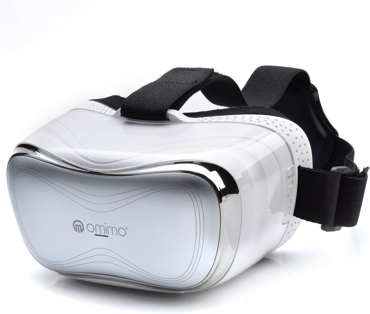 Omimo All in One VR Headset Private 3D Theater with Remote Control-Black,5 inch HD 1920 * 1080 Display,WiFi Bluetooth HDMI IN PC XBOX PS4 for Movies and Games