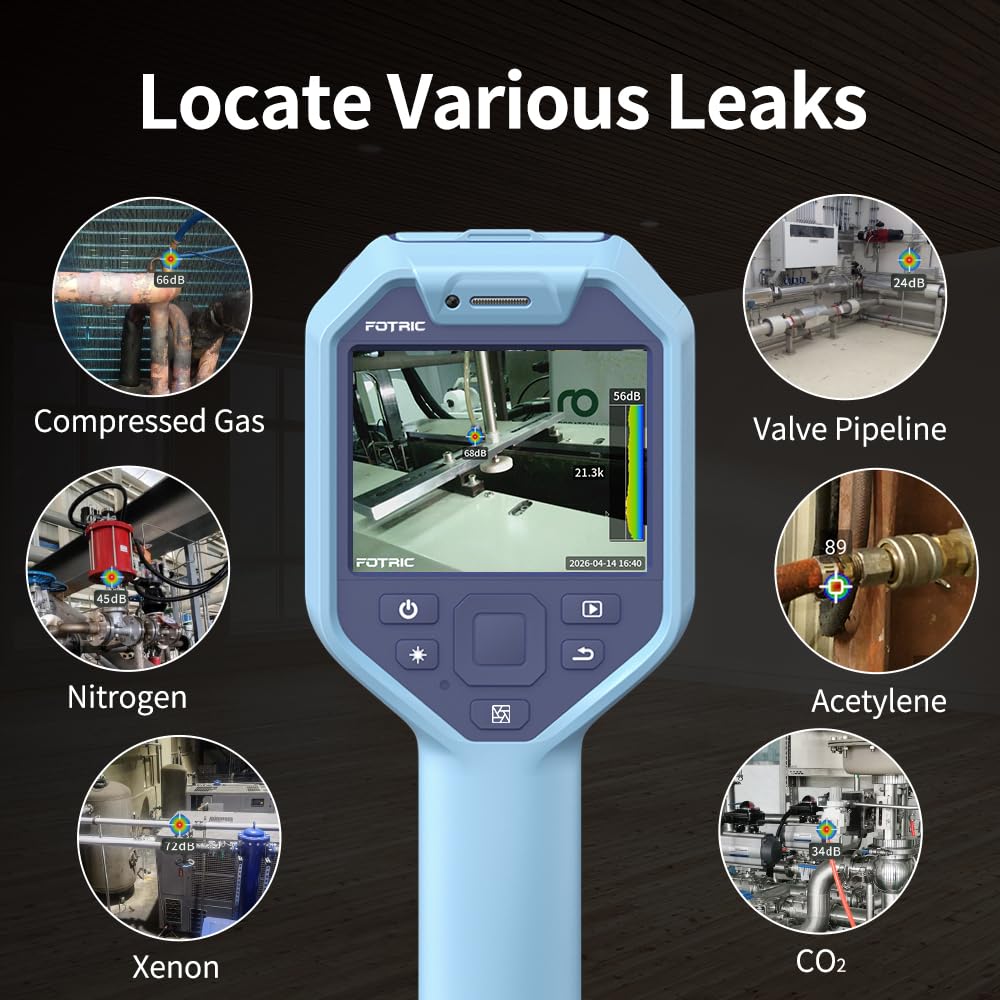 FOTRIC TD2e Acoustic Imaging Camera - Leak Detection -3
