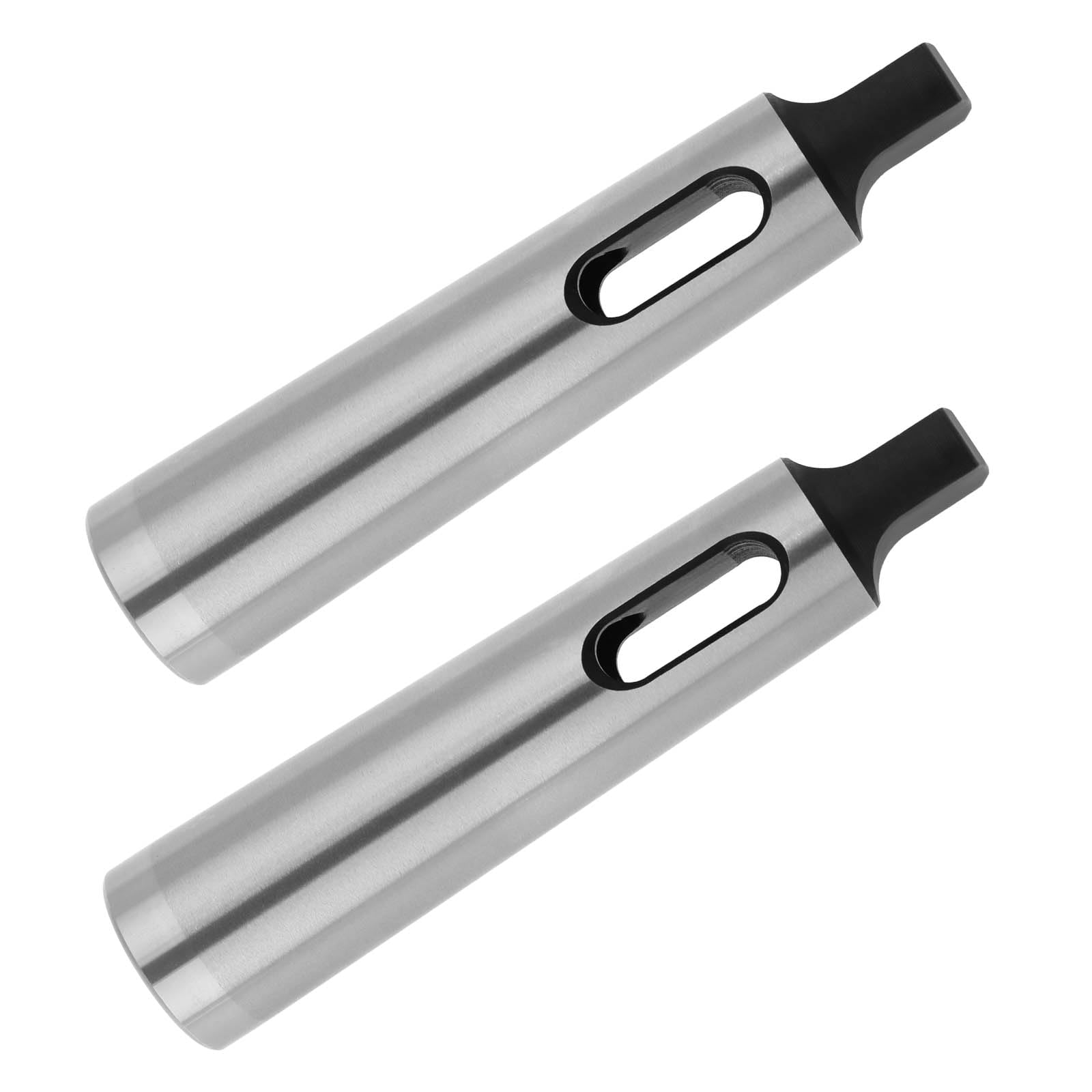 Lot de 2 manchons de réduction MT3 vers MT2 pour alésoir moins argenté 108 mm