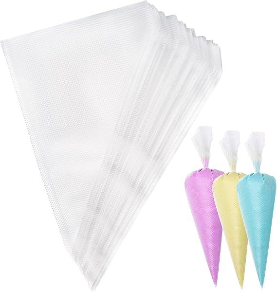 Carehabi sac a Poche USA e Getta, 100 Pezzi Sacchetto per Pasticceria e Getta, per Decorare Torte di Biscotti, Sacchetti per Decorare Torte (20x30cm) - 1