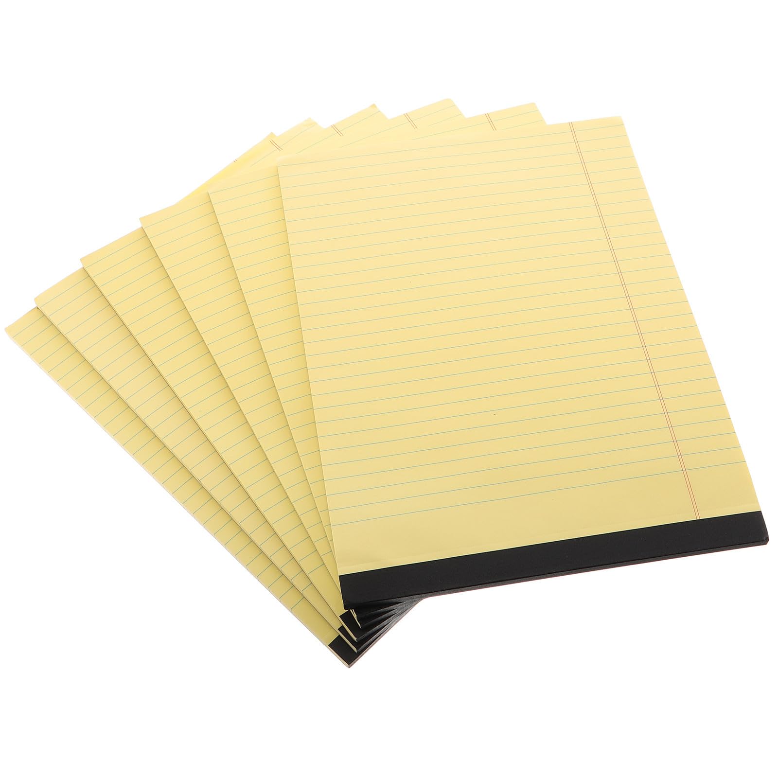 Blocco Note in Polpa Giallo A4 6 con Design a Sezioni e Pagine per Ordinati in Ufficio