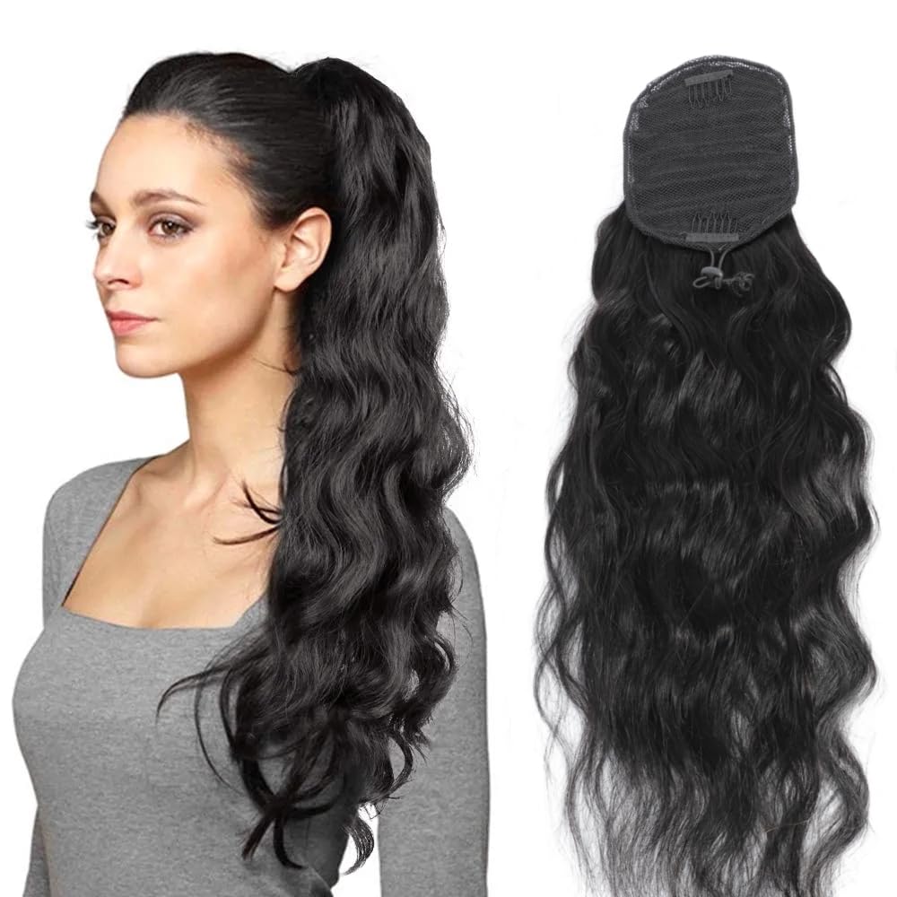 LUMIERE Human Hair Ponytail Extension 100g 24inch