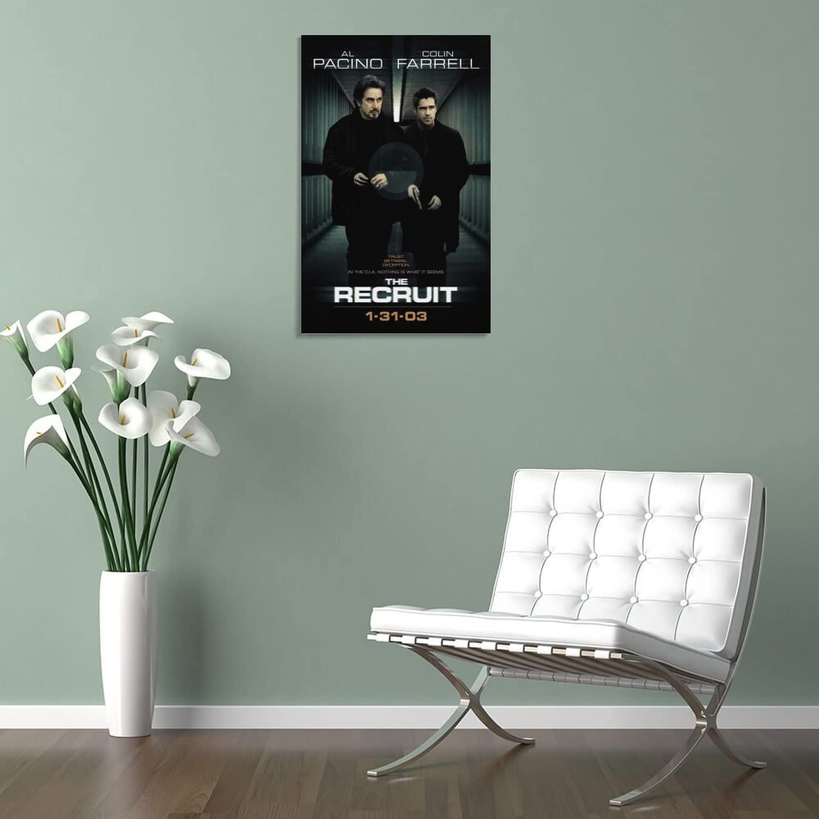 Poster su tela con stampa artistica da parete e film d'azione recruit Modern Family Bedroom Decor Poster 50 x 75 cm