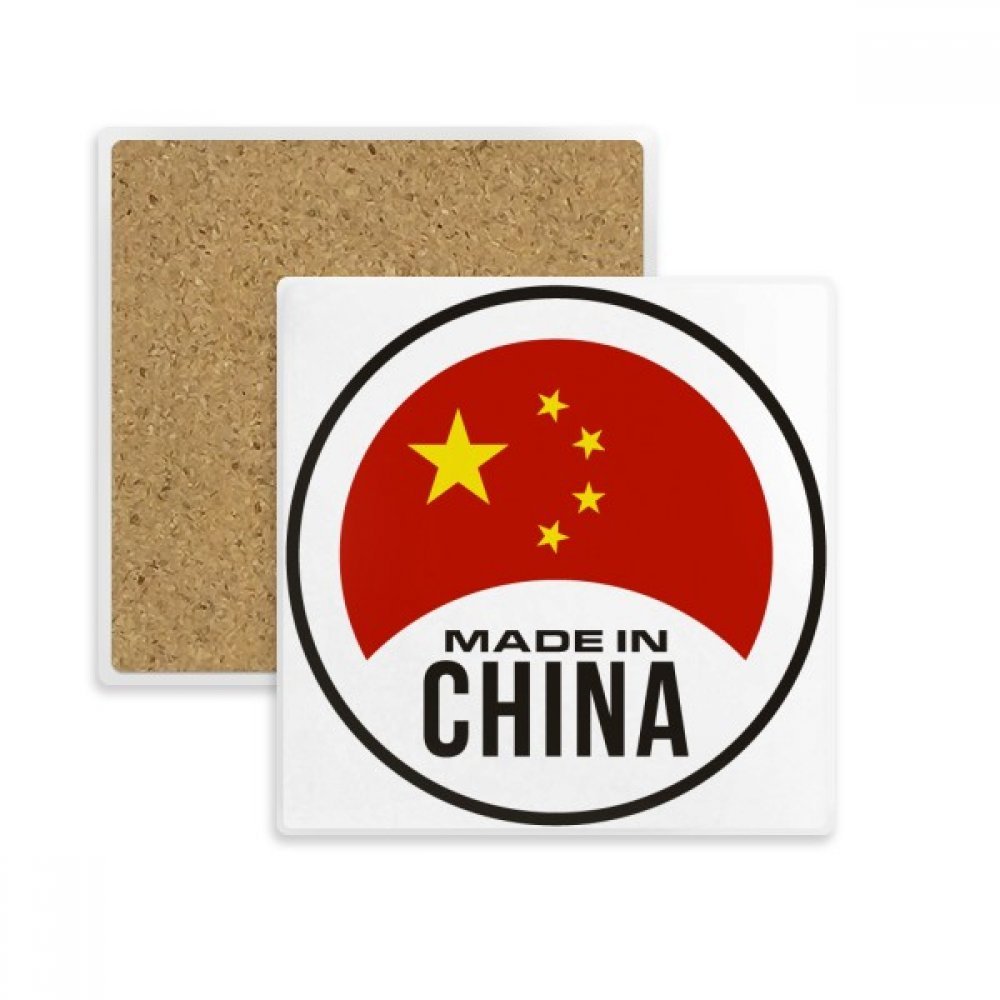 Coaster tasse absorbant en pierre ronde dessous de verre style chine pour decoration de table