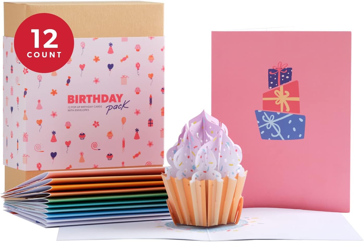 Buy Lovepop 12 Count Birthday Box Set 4.5 X 5.9 Inches, Pop Up