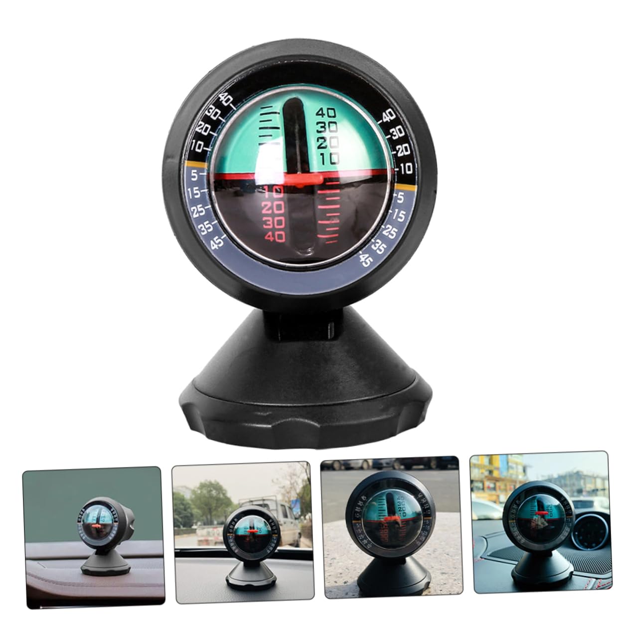 Yardwe Car Tilt Gauge Gradient Slope Car Level Indicator Durable Measurement Tool