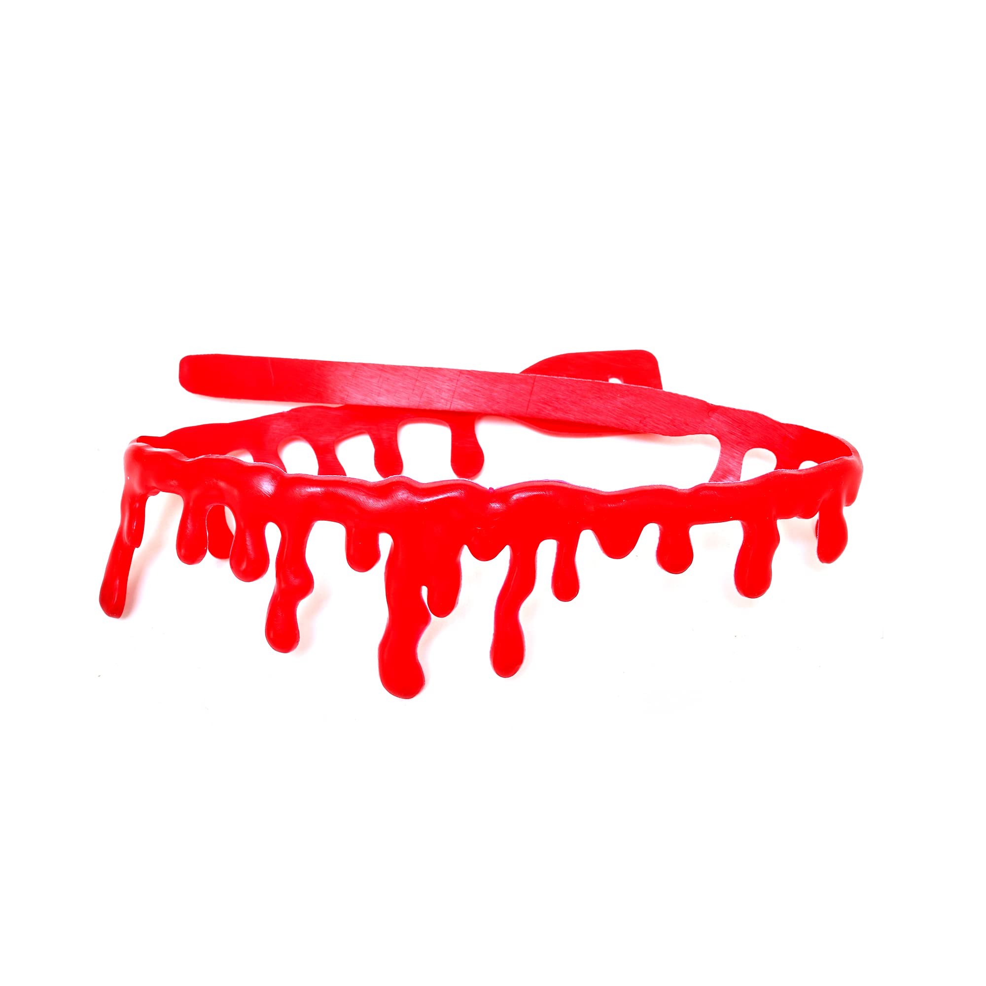 Robelli Soft Plastic Rubber Fancy Dress Halloween Vampire/Witch/Goth/Punk/Emo/Cosplay Blood Drip Bloody Necklace Choker Costume Accessory