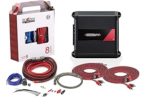 Soundigital EVOX 400.4 4-Channel Compact Amplifier With Wiring Kit