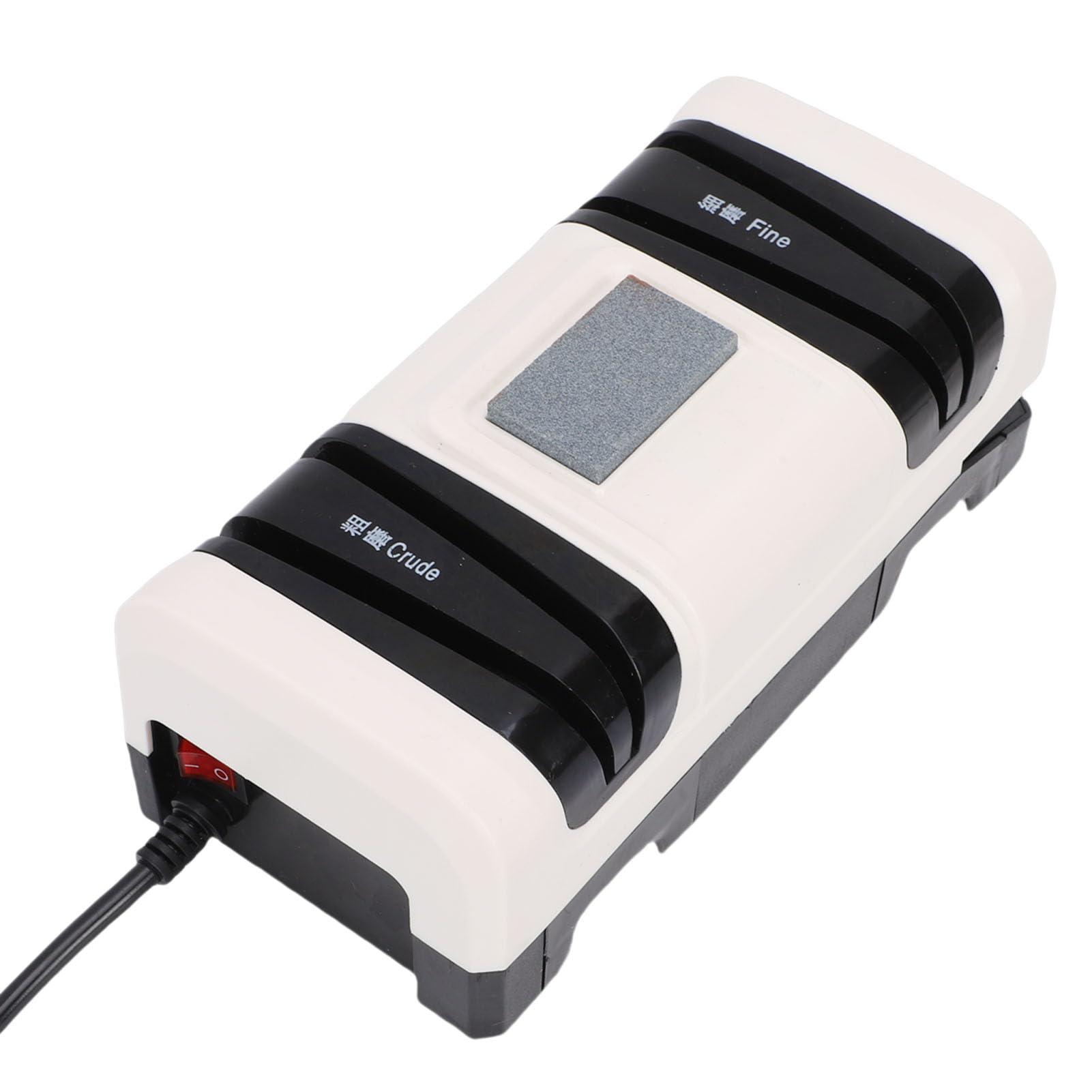 Affilacoltelli Elettrico, Affilacoltelli Multifunzione da con Collettore di Polveri, Affilatura Rapida dei Bordi Lucidatura per Forbici da Coltello