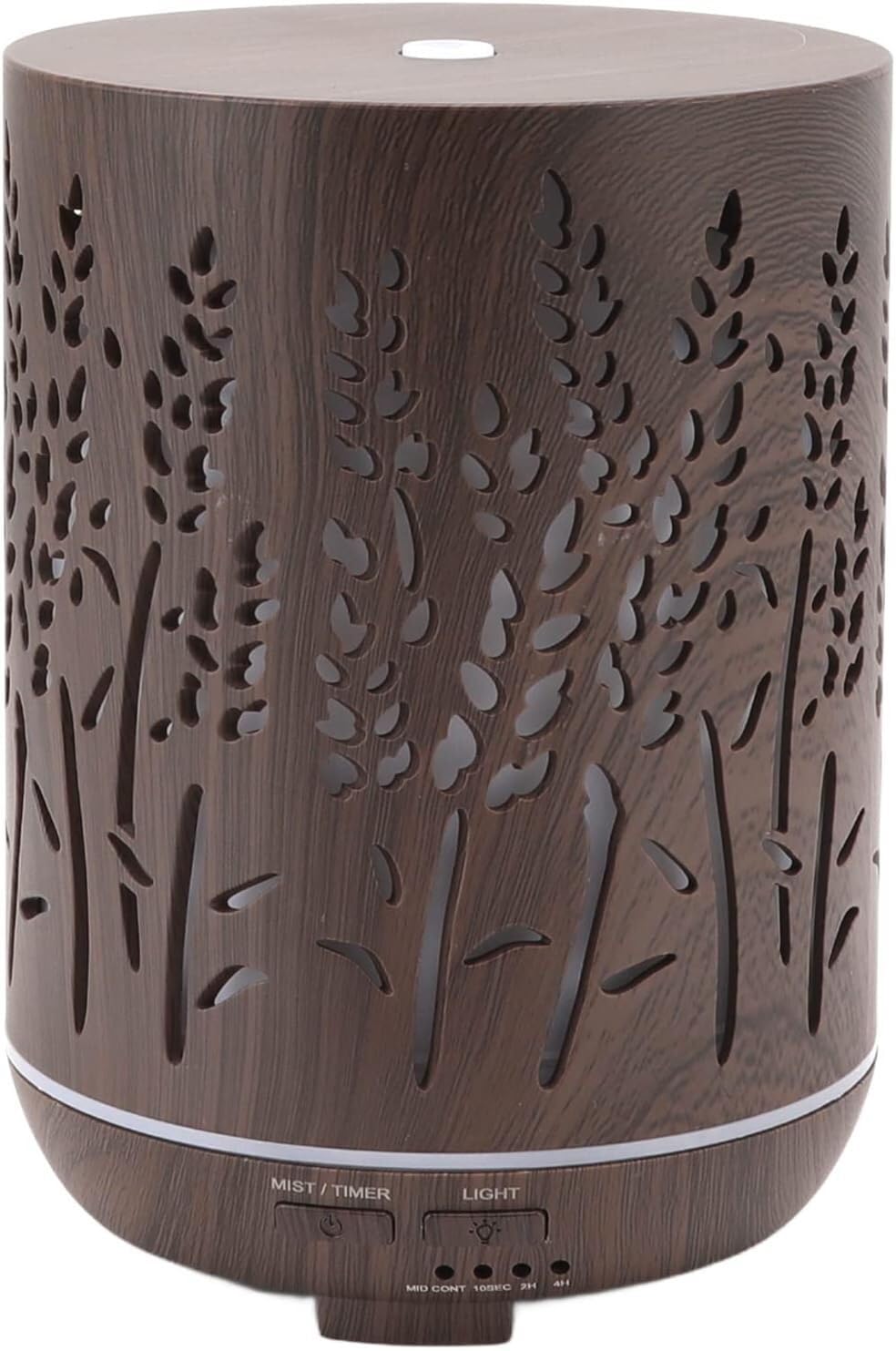 Do użytku domowego 200ml Ziarna Drewna Pszenica Dyfuzor Do Aromaterapii Ultradźwiękowy Nawilżacz Szkielet Woods Nawilżanie Dyfuzor Do Aromaterapii