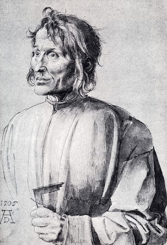 Tableau l'architecte Hieronymus Albrecht Durer poster mural vintage 60x90