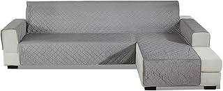 PETCUTE Housse de canapé en Forme L matelassé Housse de canapé d'angle Protecteur de canapé sectionnel avec Chaise Droite étanche 200x270cm