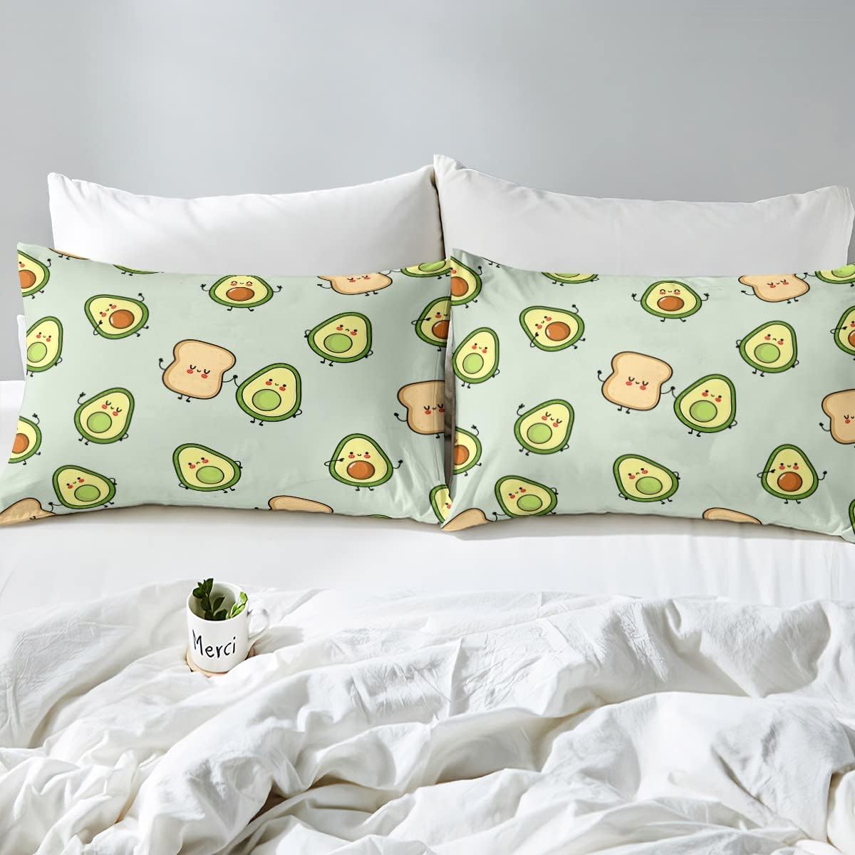 EnjoyLife Inc ENJOYLIFE Cartoon Animal Funda De Edredón – 100% Algodón Reversible Juego De Cama 3 Piezas Edredón Colcha Cubierta Para Las Niñas Niños