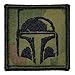 Boba Fett Helmet Bounty Hunter 2x2 Military Patch / Morale Patch - Multiple Colors (Multicam with Black)