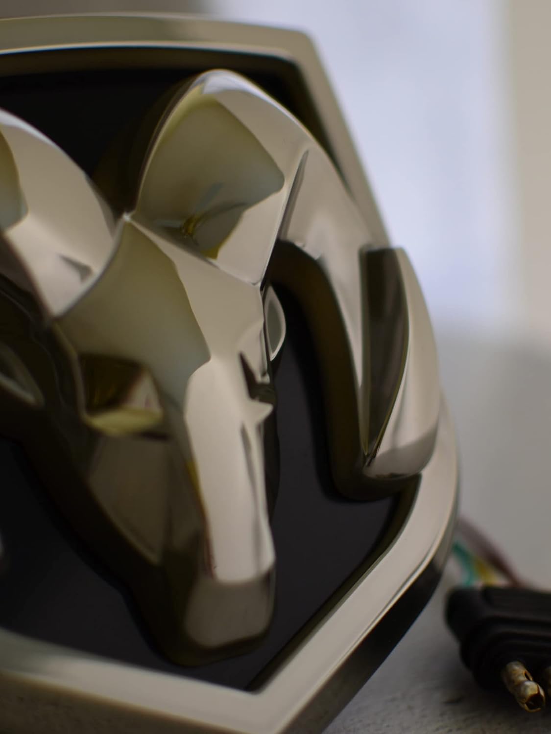 LED Light Hitch Receiver Covers Officially Licensed Hitch Cover (Chrome)