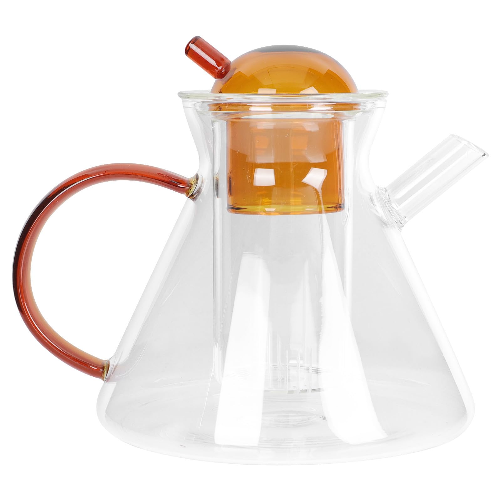 Bouilloire à café en verre borosilicaté pour le bureau et thé