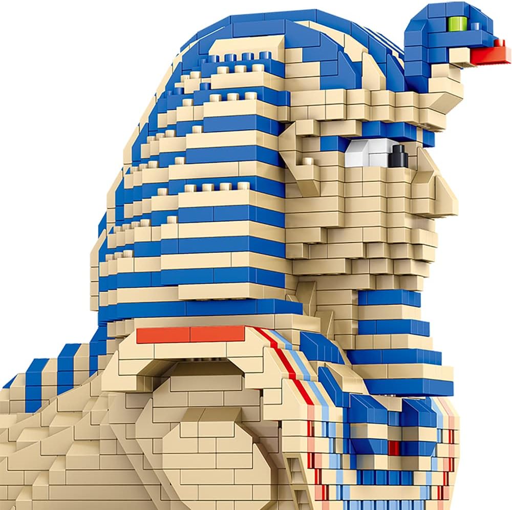 Great Sphinx Egypt Building Blocks Set (2732Pcs) Famous World Architecture Educational Toys Micro Bricks for Kids Adults