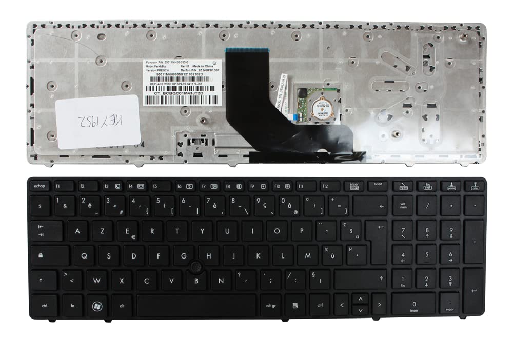 Clavier de remplacement Keyboards4Laptops pour HP EliteBook 8570p - 2