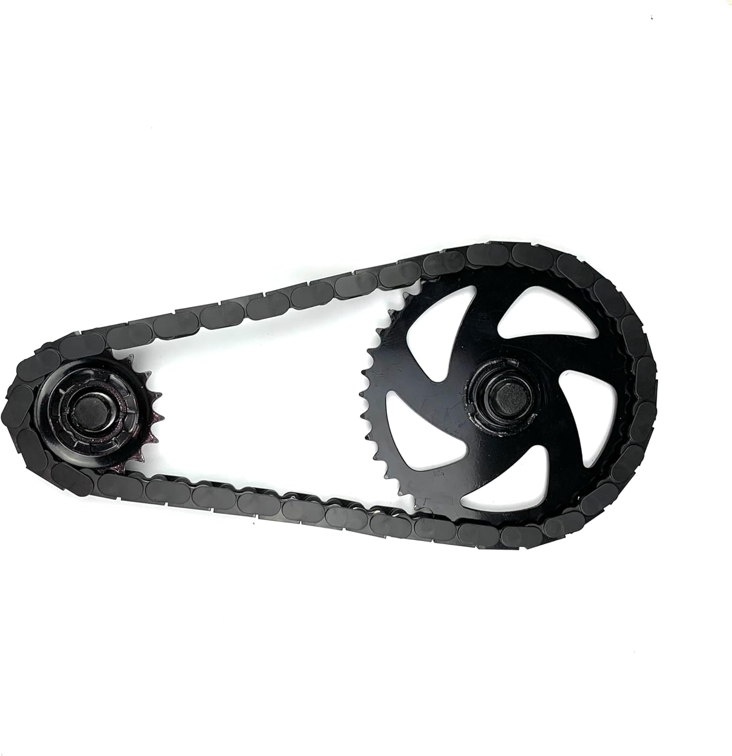 Bicycle Chain Cover – Protects Your Clothing Against Chain Lube and Adds Style - Easy Installation – No Tools Required – Single-Speed or Fixed-Gear Bikes Only (Black-Solid, Toddler)