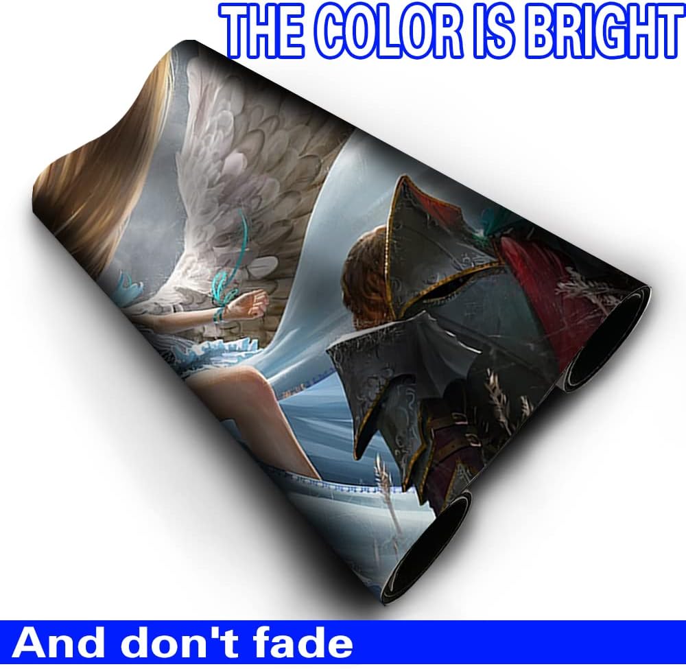 Restoration Angel - Board Game TCG Playmat - 23.6x13.8 inches - Compatible for TCG MTG Playmat Free Bag