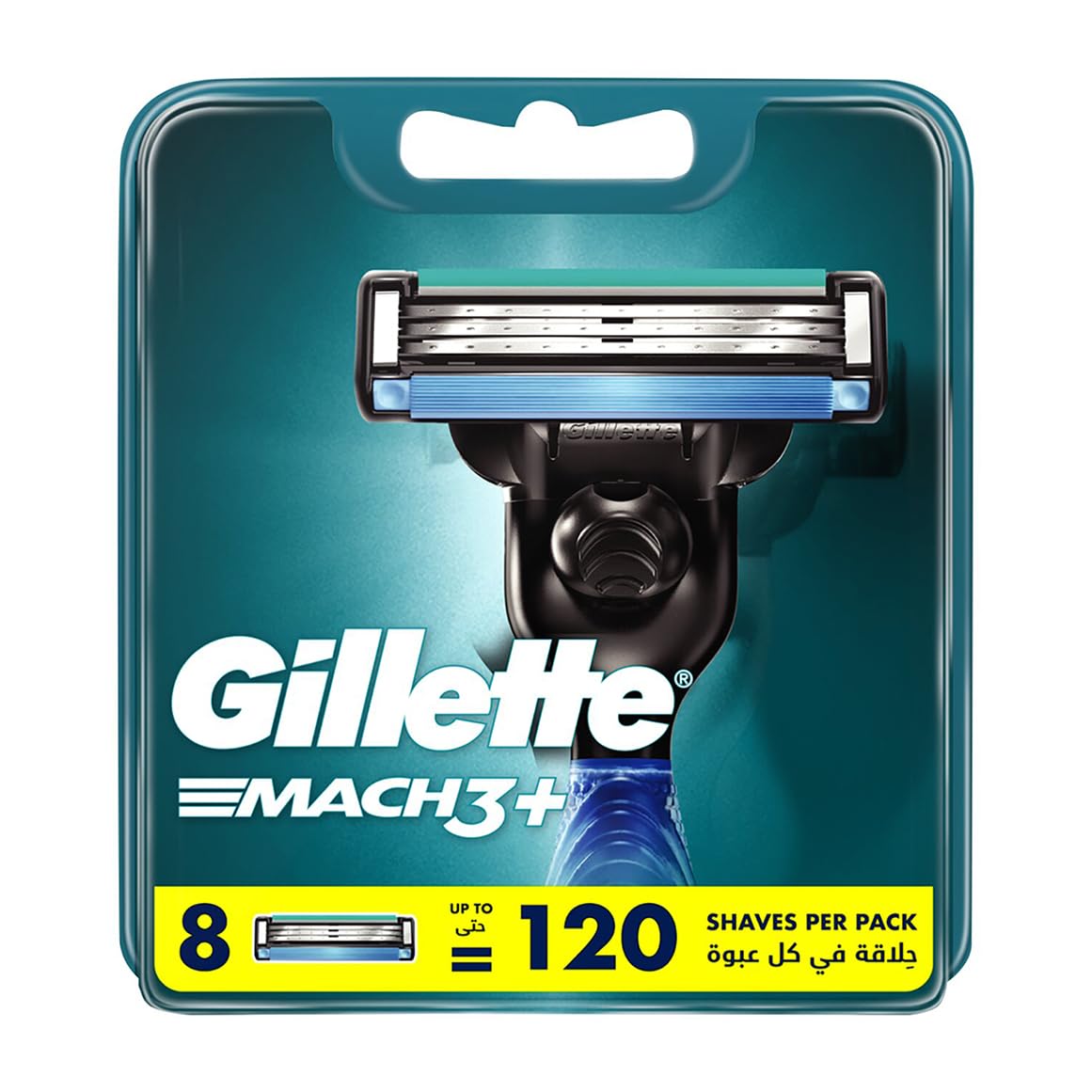 GILLETTE Mach3 Blade - Pack of 8 Pack of 8 1 Count (Pack of 8)