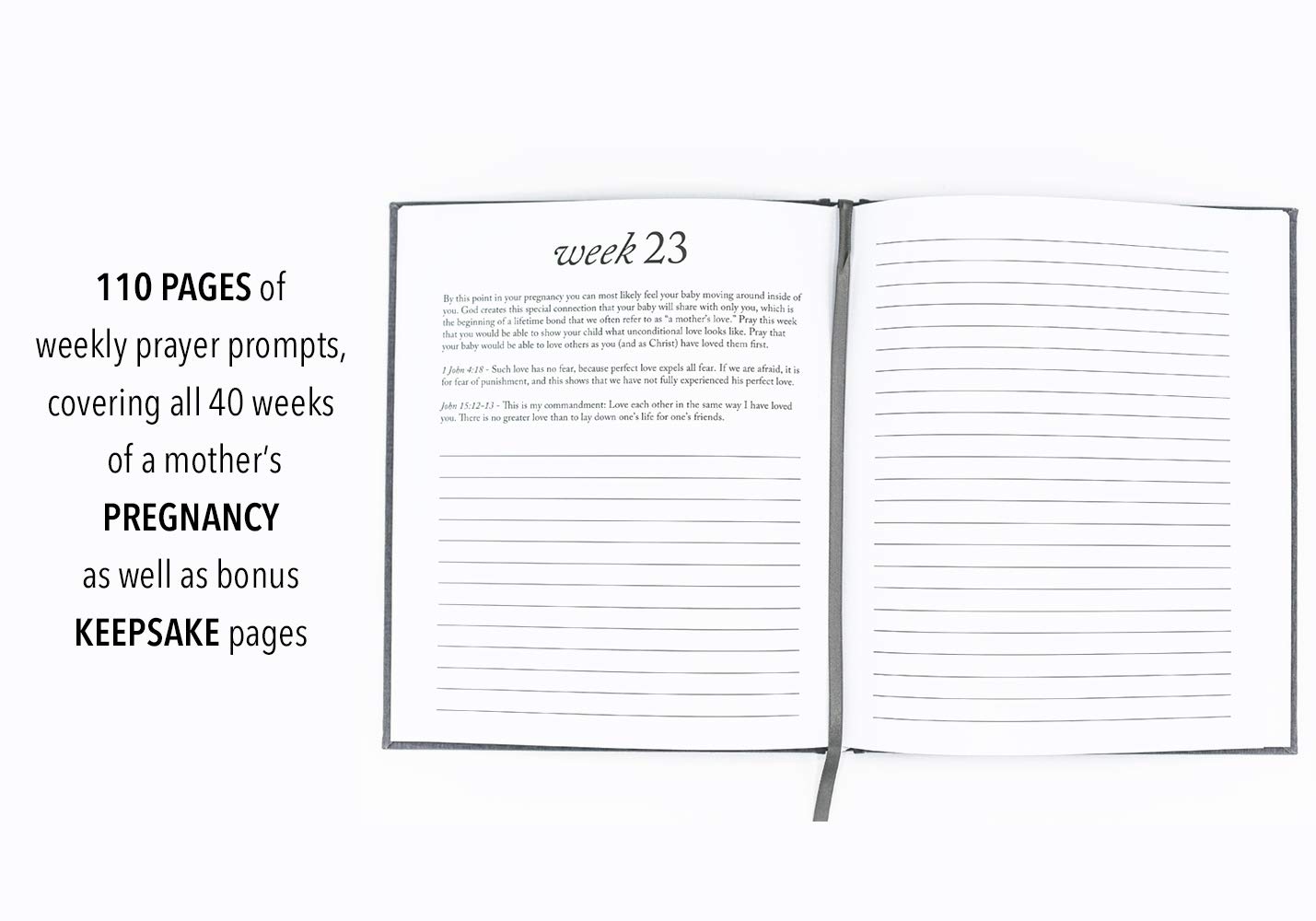 Dear Baby A Pregnancy Prayer Journal & Memory Book for Expecting Moms