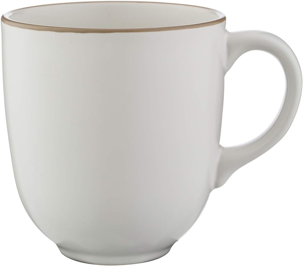 Classic Collection Fine Durable Stoneware Cream Mug 450ML, 12.5 X 12.5 X 10 Cm
