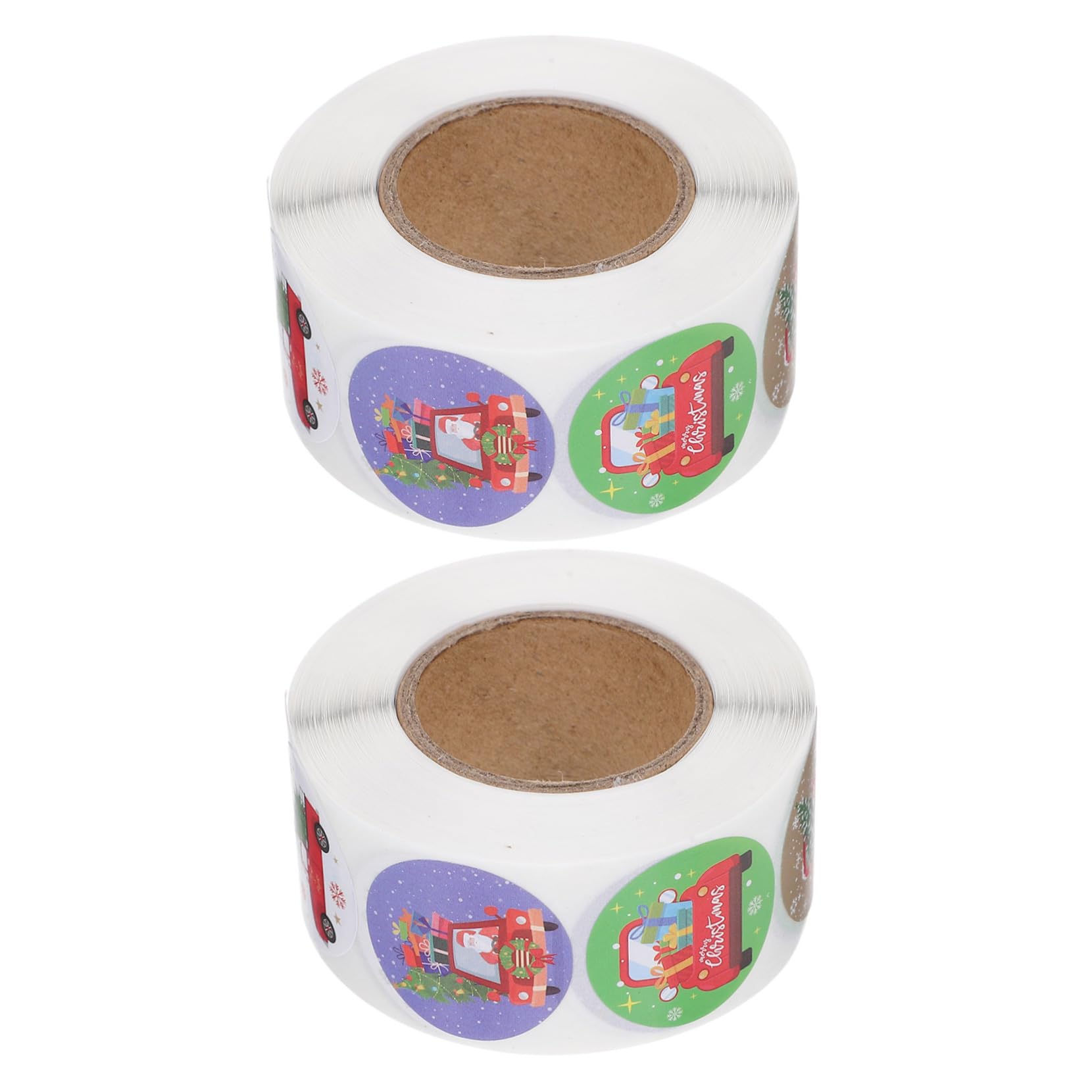 Operitacx 15rotoli Adesivi Decorativi Natalizi Di Sticker Per Chiusura Regali Etichette Versatili Per Pacchetti Buste e Scatole Facili Da Usare e Personalizzare Design Leggero e Portatile