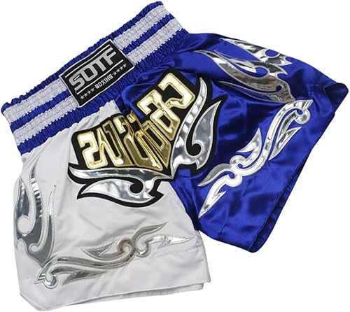 Pantalones cortos de boxeo para mujer, pantalones cortos de entrenamiento de artes marciales mixtas para hombres, BJJ Muay Thai, pantalones cortos