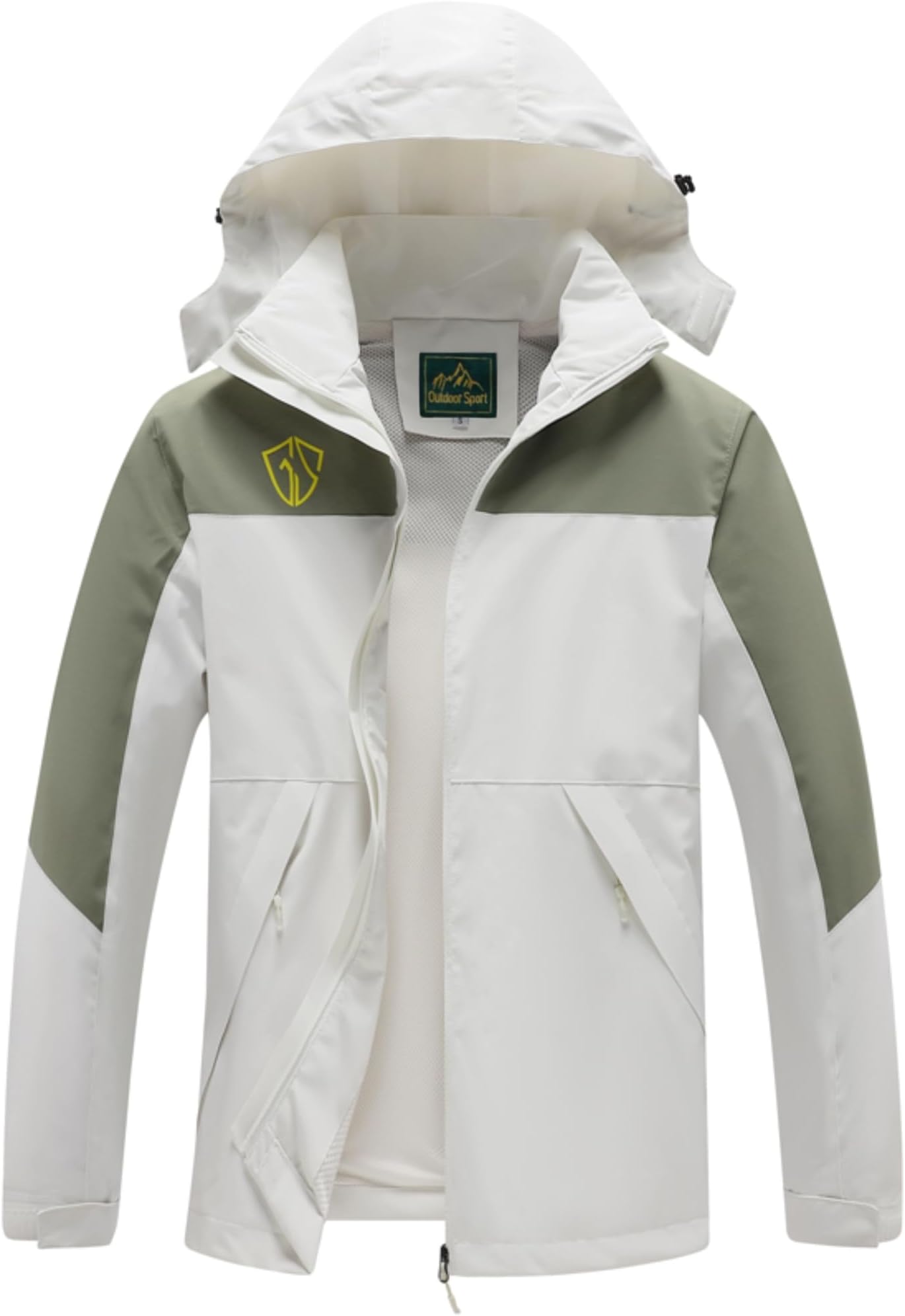 GIISAM Rain Jacket for Women, Women's Waterproof Lightweight Rain Jackets Packable Raincoat Windbreaker Coat with Hood