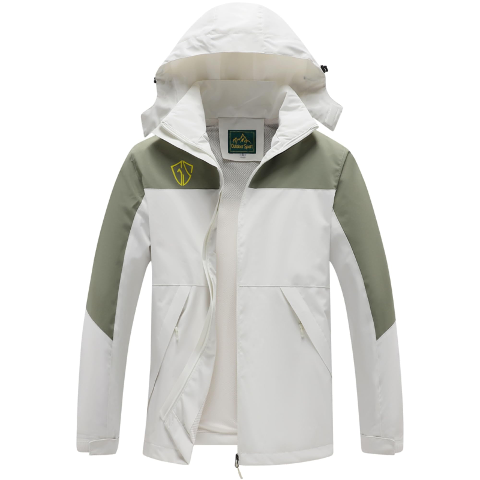 GIISAM Rain Jacket for Women, Women's Waterproof Lightweight Rain Jackets Packable Raincoat Windbreaker Coat with Hood