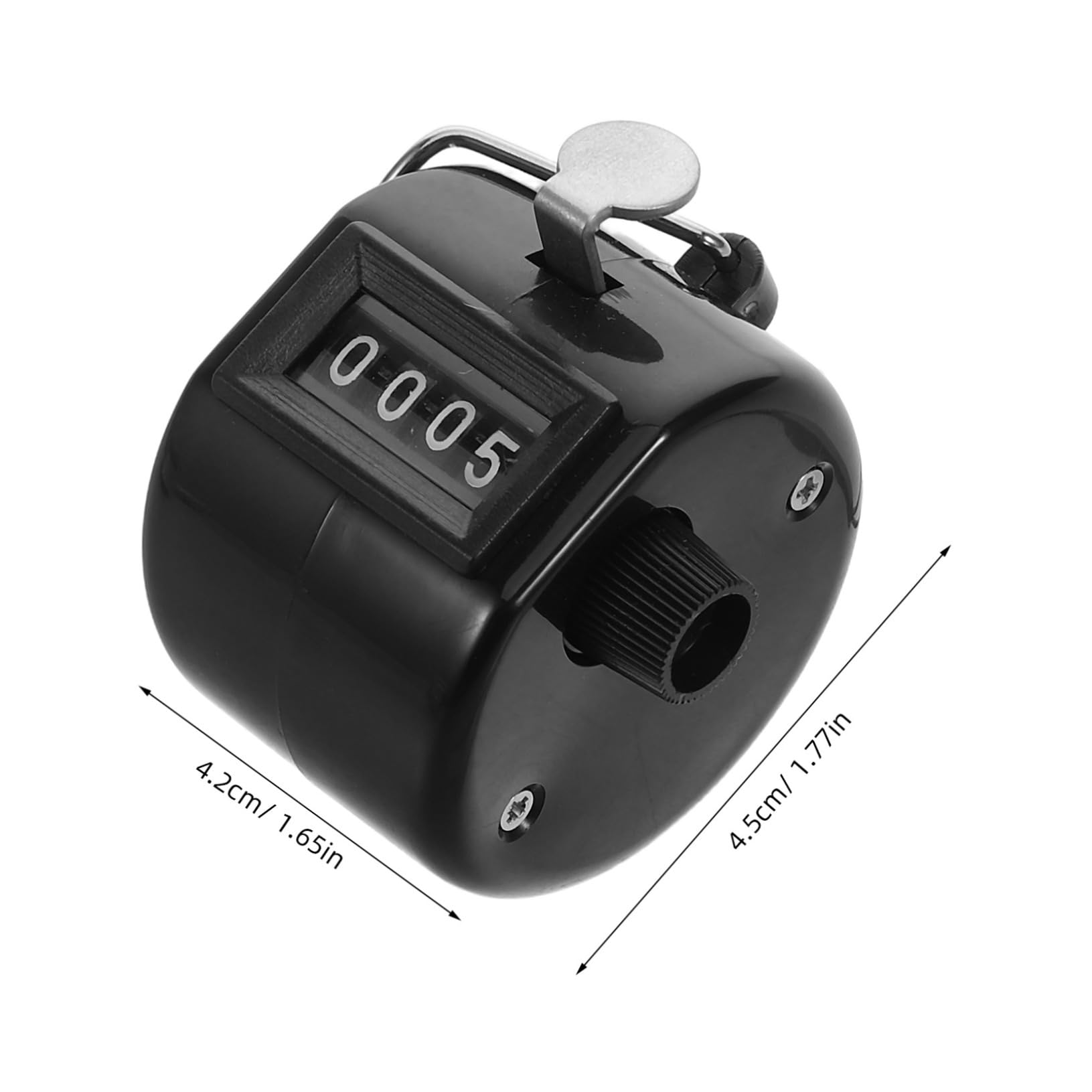 POPETPOP Clicker Counter: Handheld Tally Counter Plastic Mechanical Portable Counting Clicker for Baseball Golf Sports and Events Black
