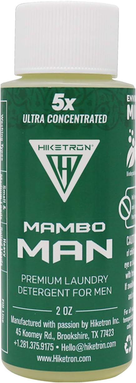 Hiketron Masculine Scents Sample Pack, Liquid Laundry Detergent, 5x Ultra Concentrated, Tough Stains Remover, Long Lasting Masculine Scent (2 FL OZ X 4) - Image 7