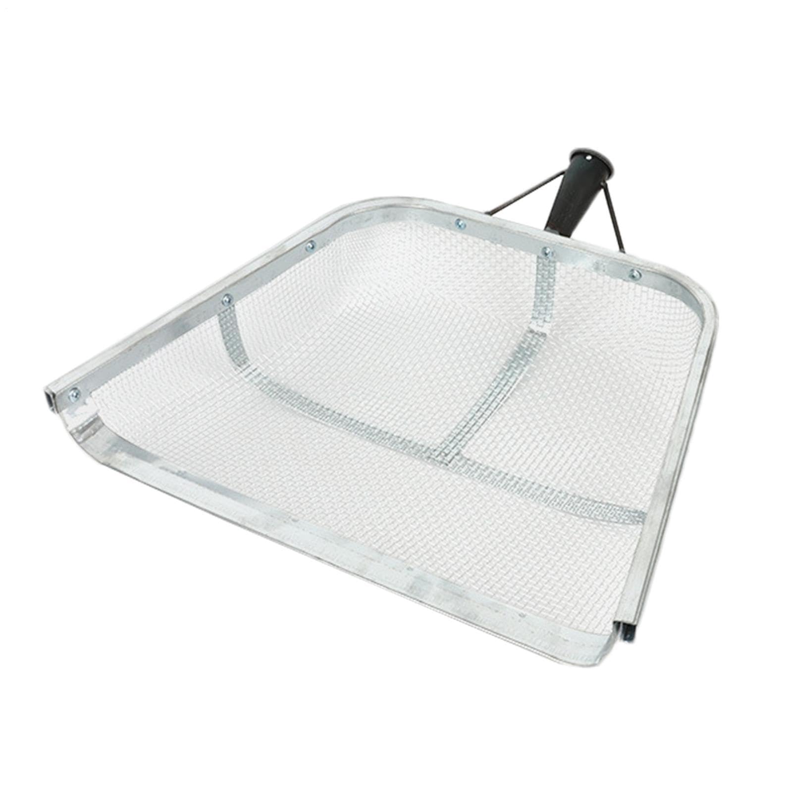 Generico Setaccio per Terreno per Giardinaggio - in Metallo Resistente alla Ruggine con Struttura A Griglia Fine, per Screening Portatile, Pala Filtrante di Grande capacità, Attrezzatura Efficie