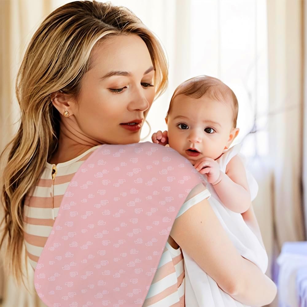 Paquete de 6 paños de algodón Extra absorbentes y Suaves para bebés y niñas