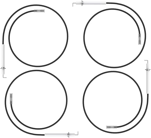 Vista 5 de Encendedor electrónico de parrilla de 4 salidas con 4 agujas de encendido para parrilla Blackstone de 36 pulgadas, kit de repuesto universal