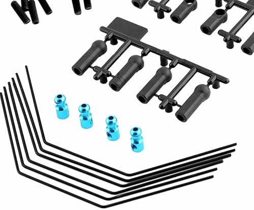 Miniatura 3 de Kits de barra estabilizadora delantera y trasera a escala 110, estabilizador portátil universal, piezas de repuesto para accesorios de orugas