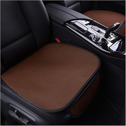 BELOMI Funda inferior para asiento de automóvil, paquete de 2 cojines para asiento delantero del conductor o pasajero con bolsillo, universal,