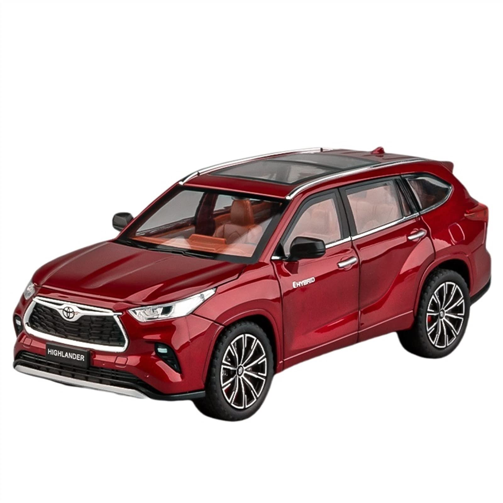 Amazon.co.jp: モデルカーのおもちゃ 1:24 トヨタハイランダー SUV 