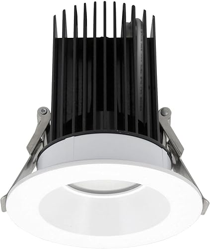 Miniatura 10 de Sunlite 41901 - Lámpara LED redonda retrocedida de 4 pulgadas, 18 vatios, 1360 lúmenes, sin lata, color seleccionable 27K30K35K40K50K, 90 CRI,