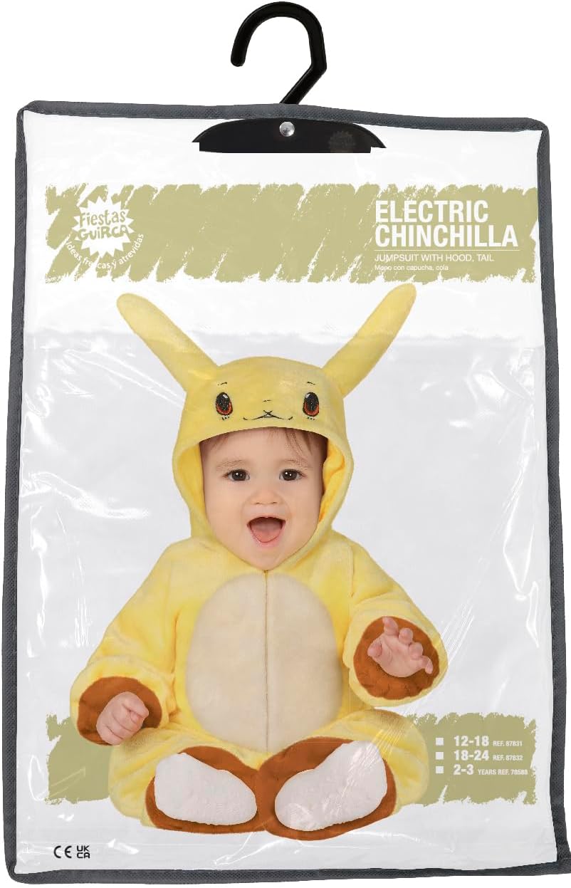 FIESTAS GUIRCA Baby Electric Chinchilla Costume