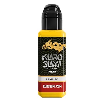 Kuro Sumi Koi Yellow، نباتي ودود، حبر احترافي 1.5 أونصة