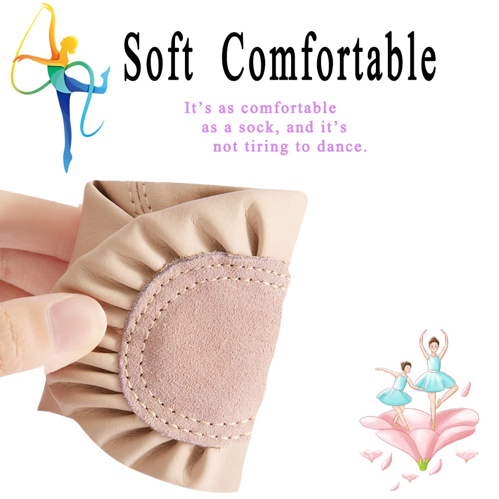 TETSUO Ballet Shoes for Girls,Dance Flats Slippers for Kids,Toddlers Practice Shoes,Yoga Shoes — view 3