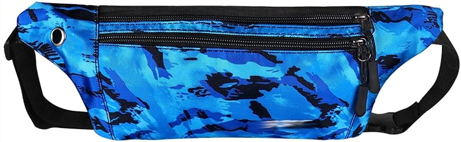 Waist Pack Running Men Women Fanny Hip Bum Bags Waterproof Gym Wallet with Earphone Hole Phone Pouch