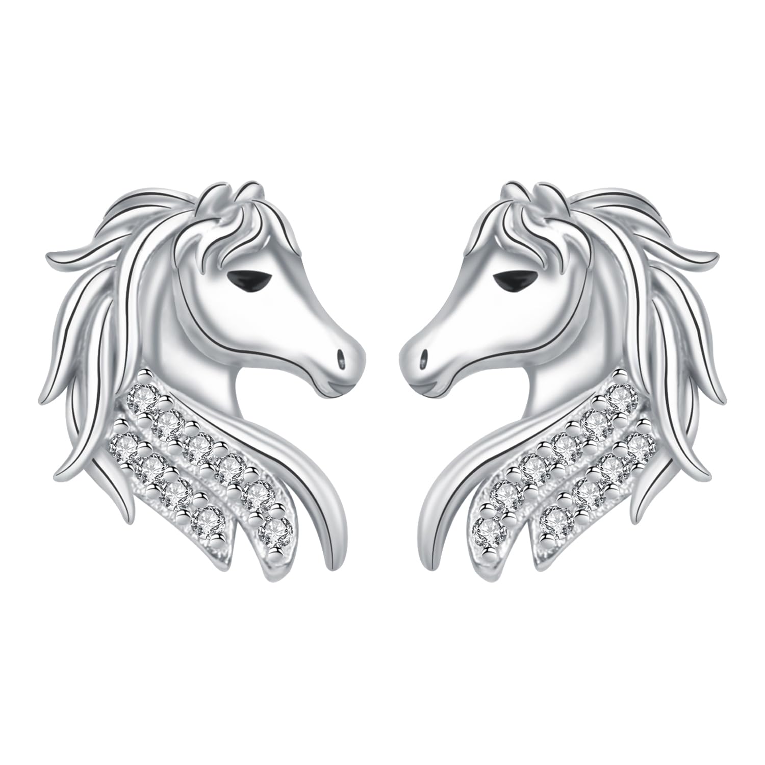 Hifeeled Ohrstecker Damen 925 Sterling Silber Tier Haustier Ohrringe Kinder Mädchen Original Schmuck für Frauen Geschenk