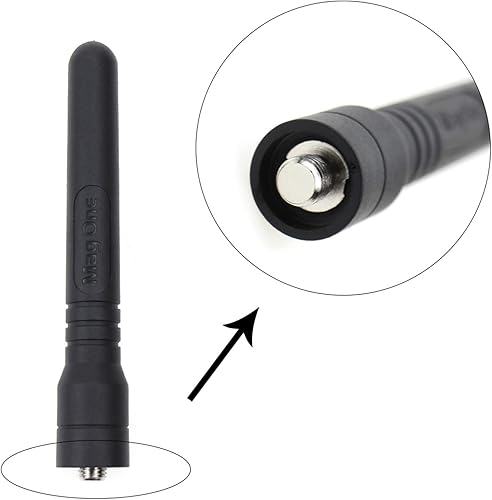 Miniatura 2 de Paquete de 2 antenas estándar UHF 400-470 MHz para radio Motorola Mag One BPR40 A8